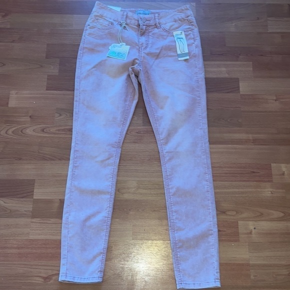 Indigo Rein junior girls Color Flex midrise skinny corduroy pants Size 7 - Picture 2 of 13